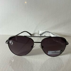 Black Aviator Sunglasses